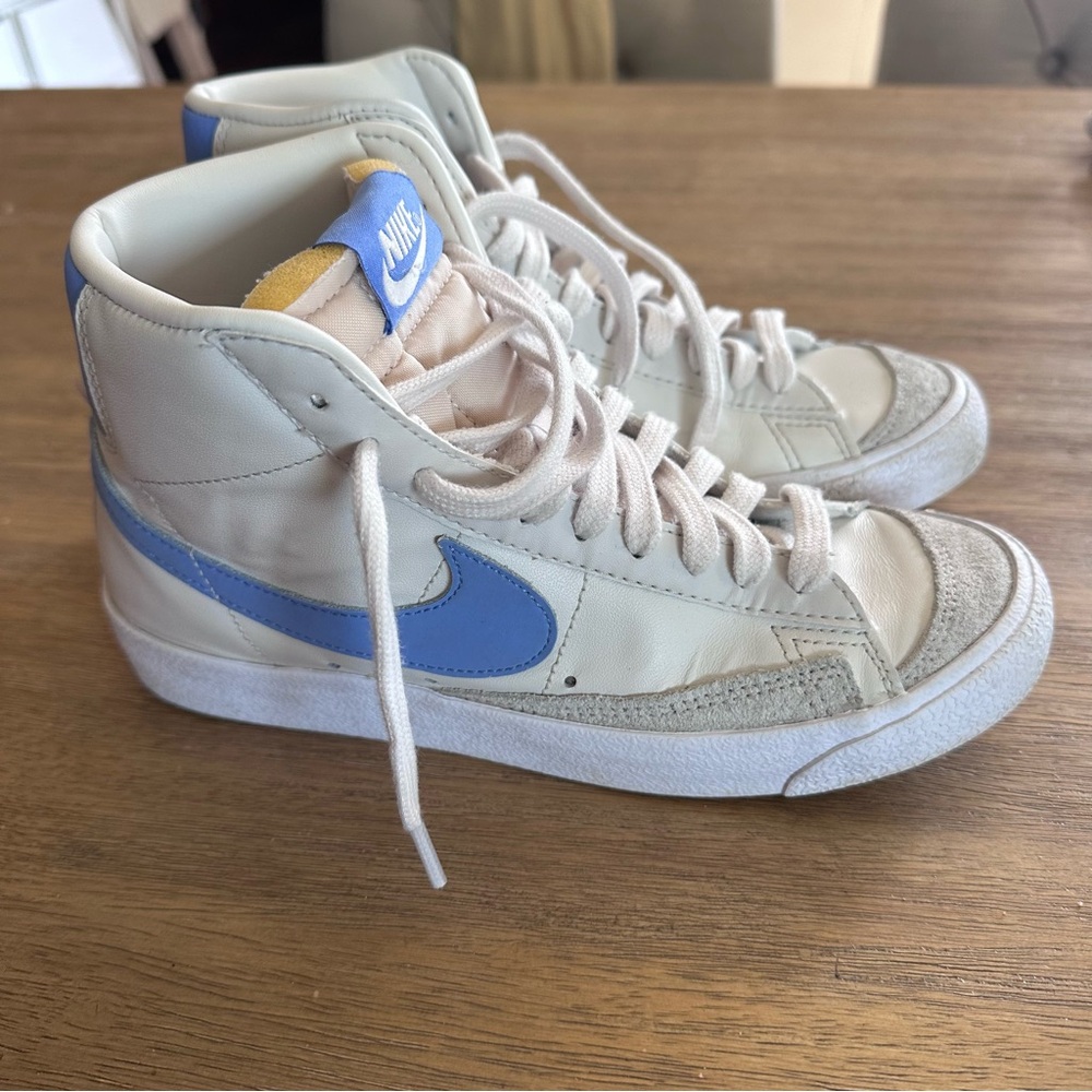 Nike White Blazers